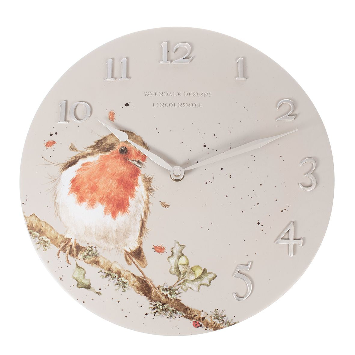 'Woodland Robin' - Wrendale Wall Clock