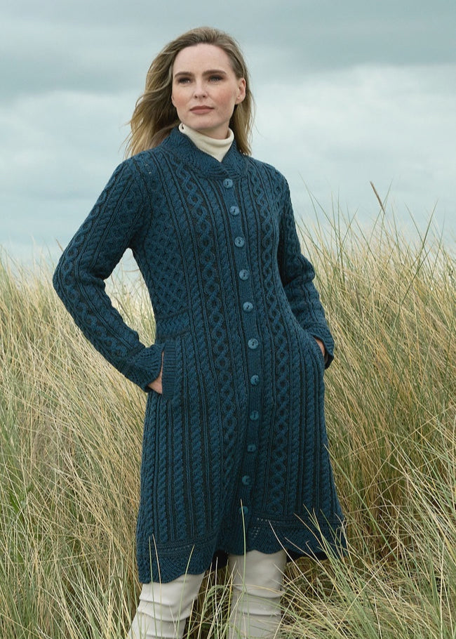 Leitrim Lace Coat Sweater