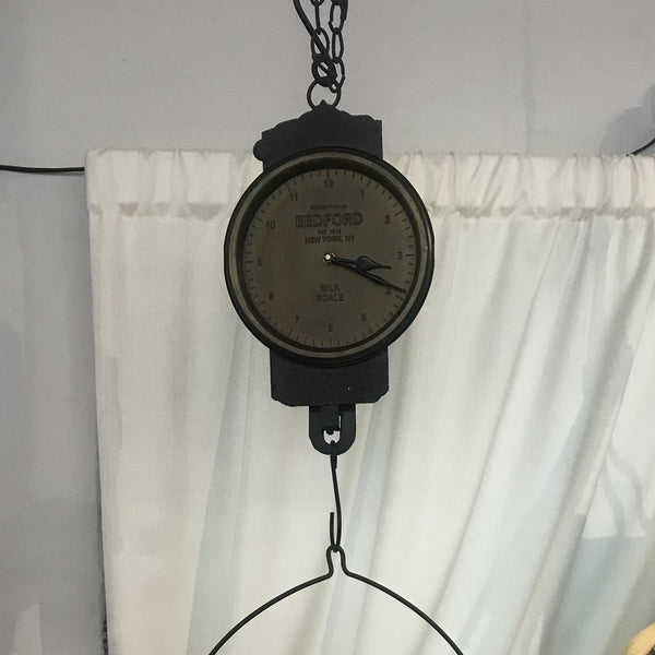 Hanging Scale Clock Hillhead House