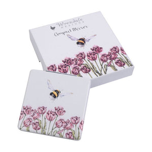 Wrendale Compact Mirror - 'Flight of the Bumblebee'