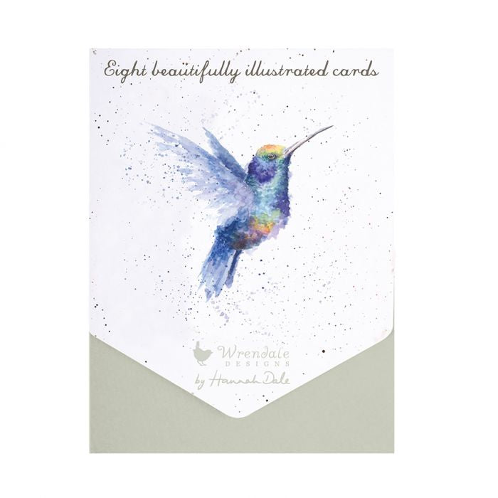 'Rainbow' Hummingbird Notecard Set