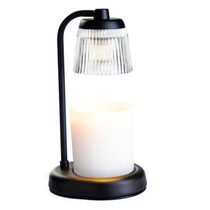 Fluted Glass Lamp Candle Warmer