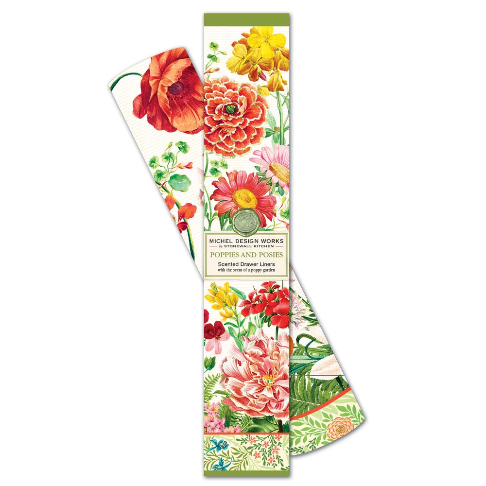 Poppies & Posies Drawer Liners