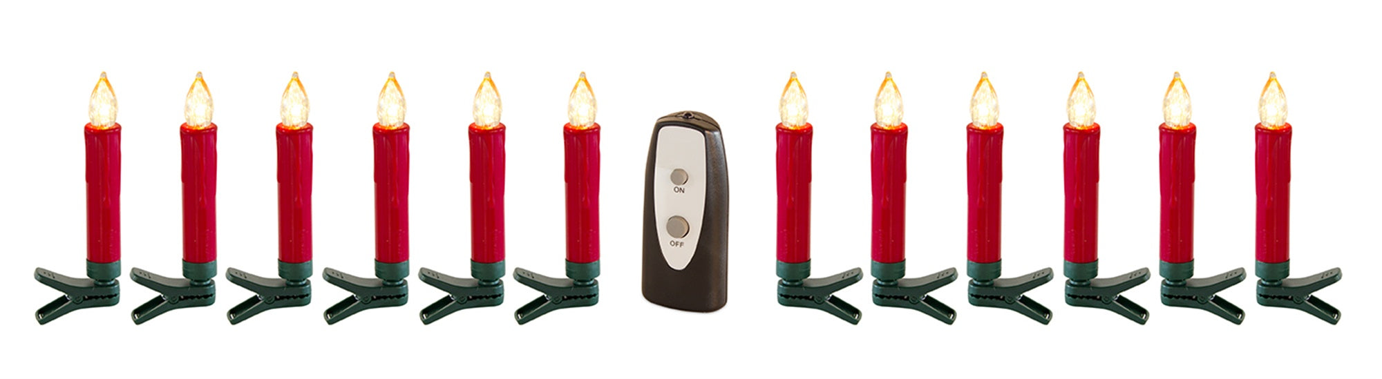 Red LED Clip-On Candles