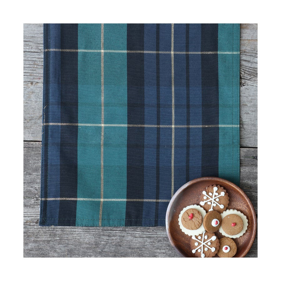 Traditional Table Runner (Forest Blue/Green)