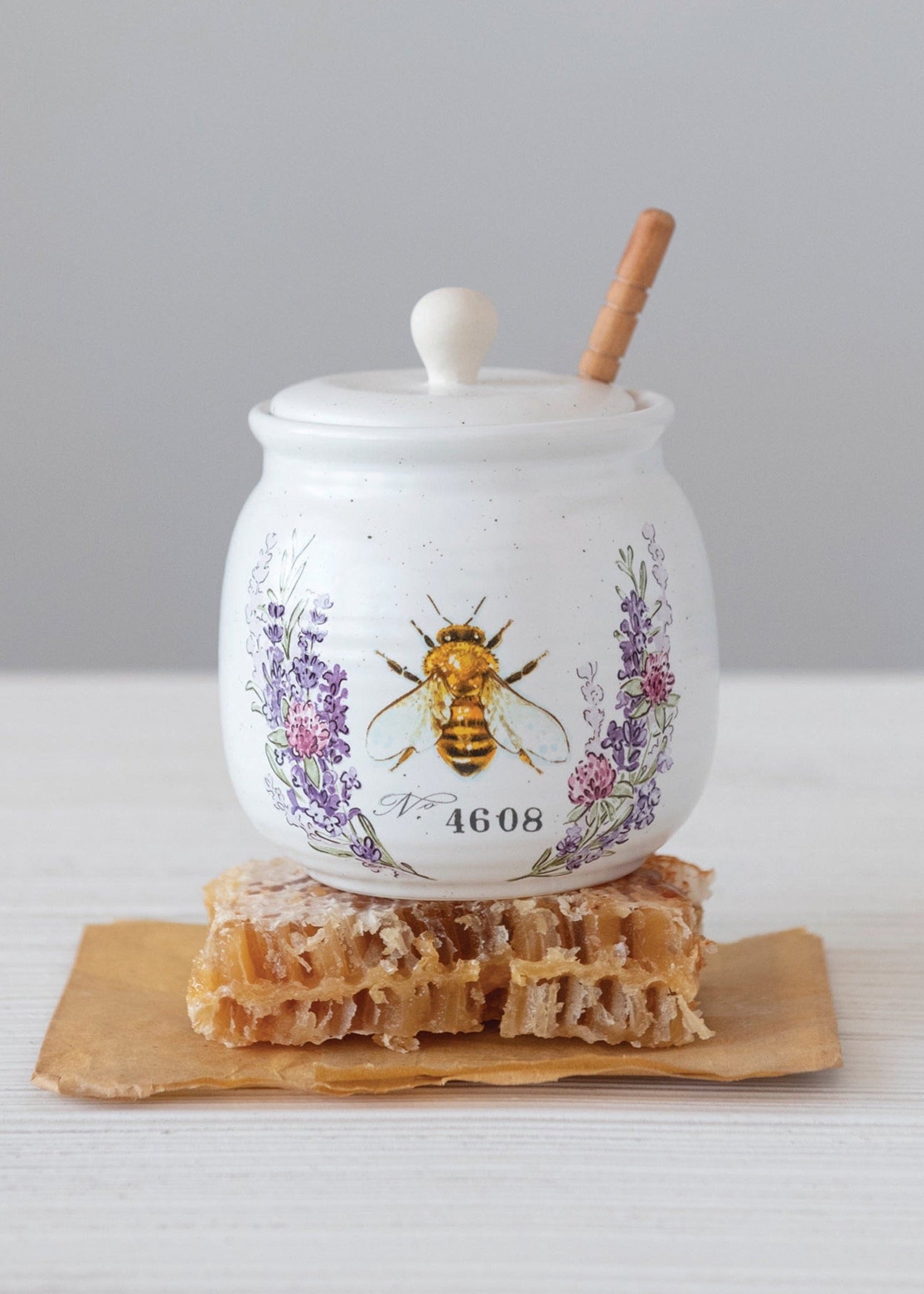 Lavender Fields & the Bee Honey Crock