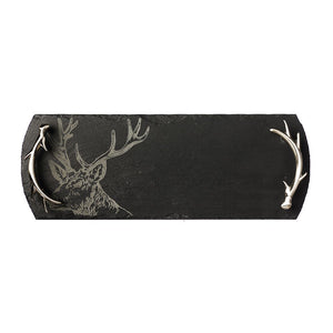 Slate Stag Serving Tray