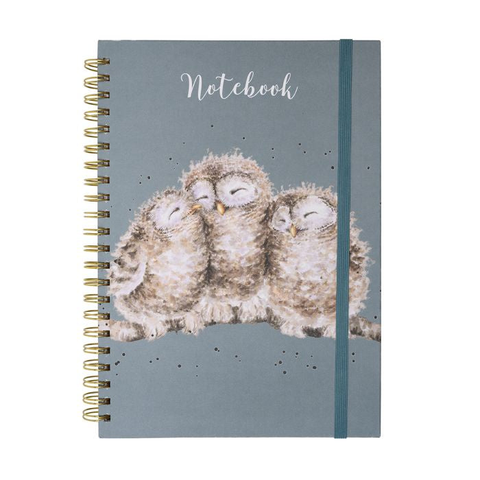 Large Wrendale Notebook - Owlets