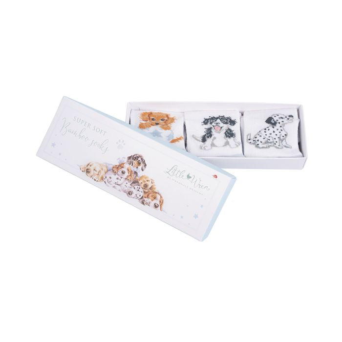 Little Paws Baby Socks Gift Set - Little Wren Collection by Wrendale