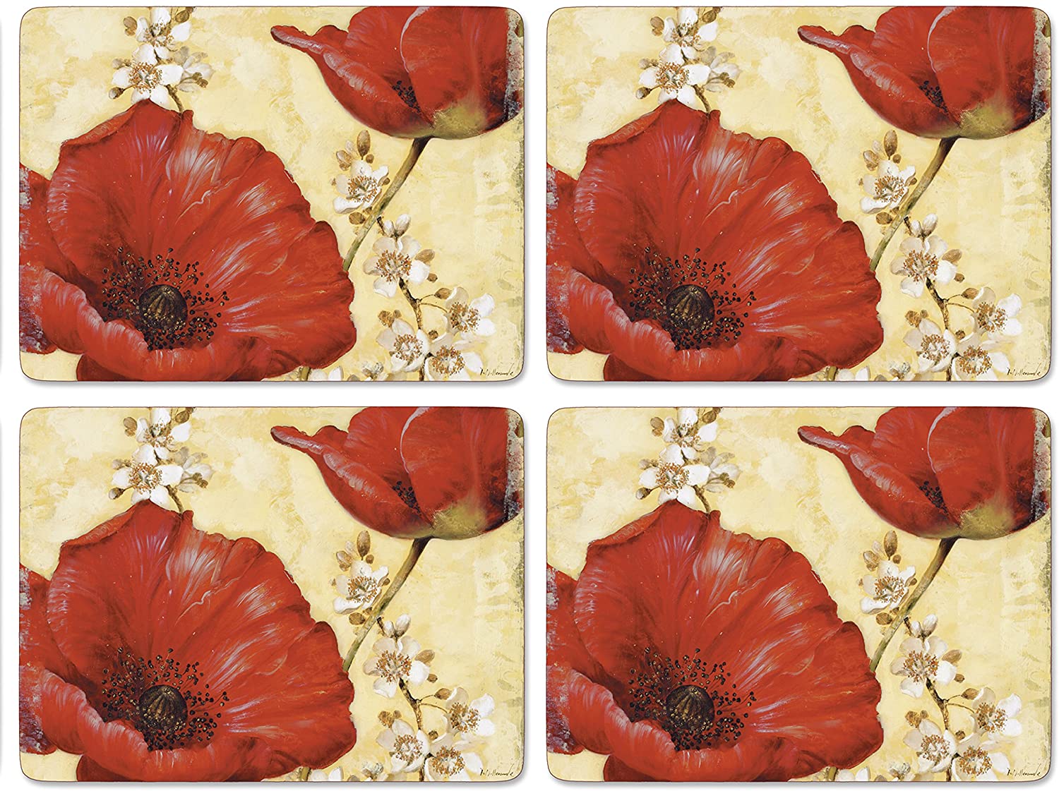Poppy de Villeneuve Pimpernel Placemats (Set of 4)