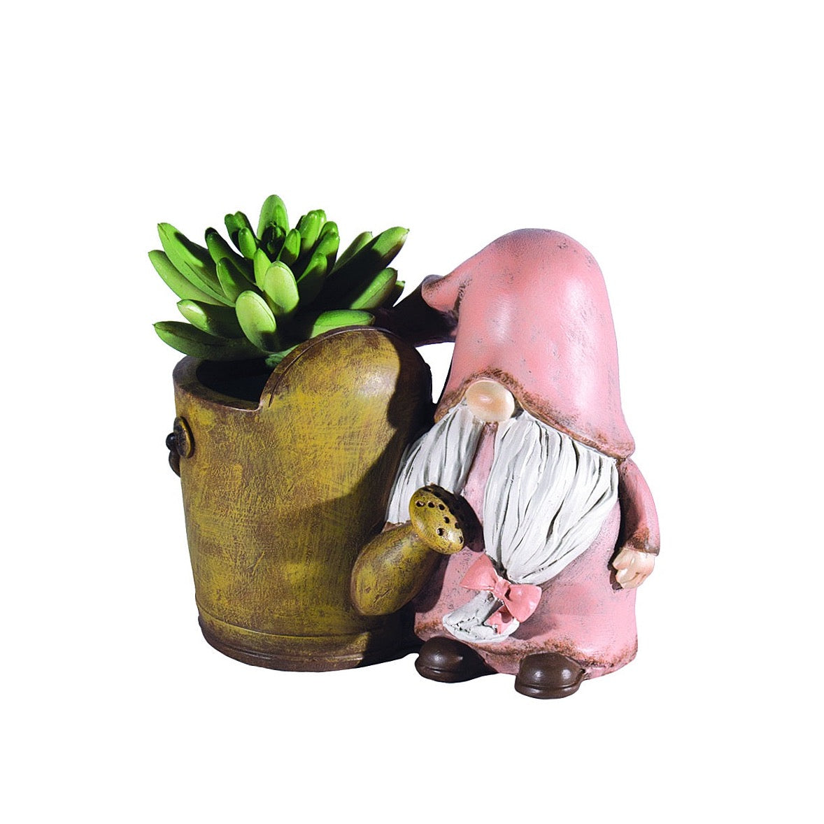 Gnome & Watering Can Planter