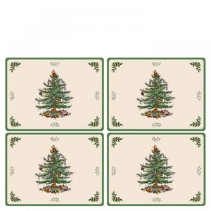 Spode Victorian Christmas Tree Placemats (s/4)