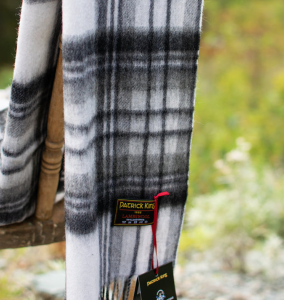 Lambswool Scarf- Stewart Grey Dress